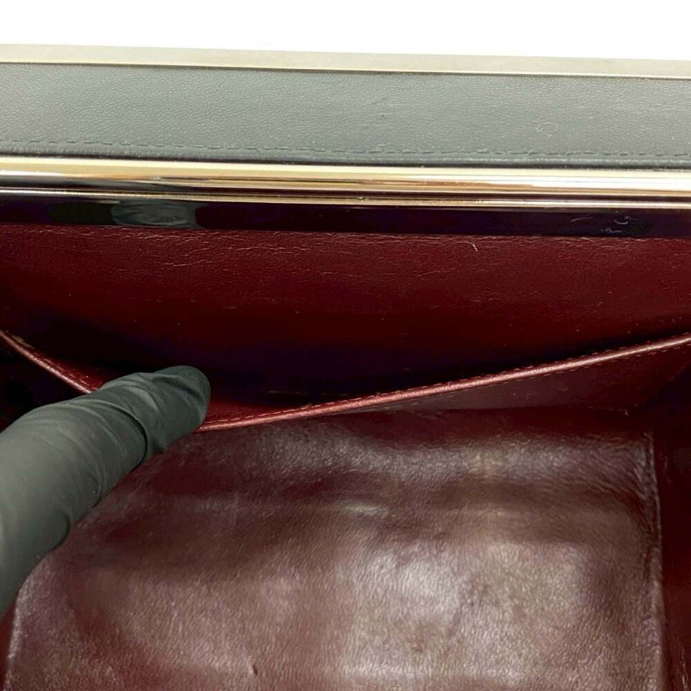 CHANEL Black Lambskin Leather Logo Vanity Bag - Picture 10 of 10